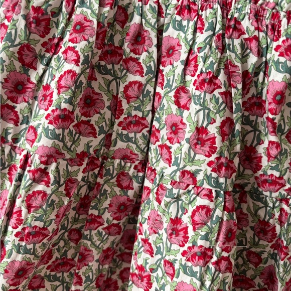 NWT Tuckernuck Hyacinth House Red Dahlia Floral Dorothy Mini Dress - Picture 6 of 8